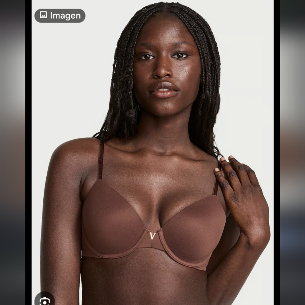 Brown and White Women's Bras